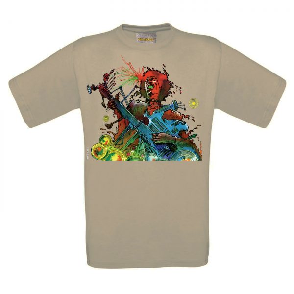 BD-Shirt.Art - Tee-shirt Hendrix beige Druillet
